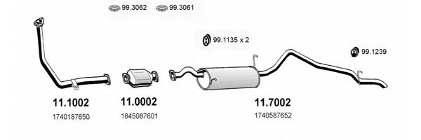 ASSO ART0567 Exhaust System